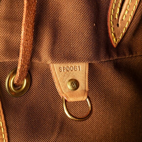 LOUIS VUITTON Brown Monogram Leather Backpack